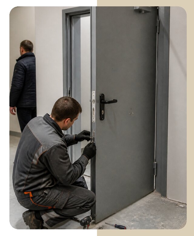 Ремонт противопожарной двери в Устях-Куте по цене 6693 р. | ДвериЛегко-Утк